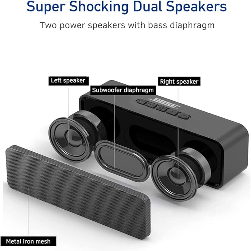 Altavoces Inalámbricos BOSEmini S11 – Sonido 3D con Subwoofer para PC, TV y Laptop