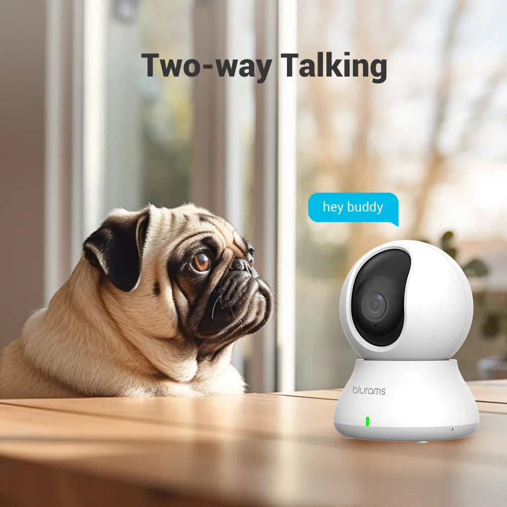 Baby Monitor Camera 2K HD Home Security Camera with Motion Detection and Two-Way Audio, Easy Setup, Clear Day & Night